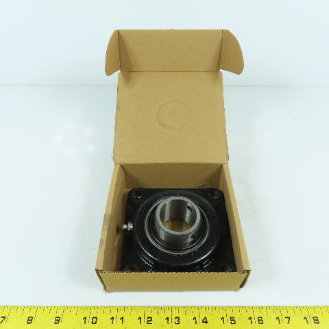 Rexnord F3S223E Link-Belt 4-Bolt Flange Mount Ball Bearing Unit 1-7/16" Bore