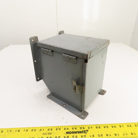 Hoffman 6" x 6" Hinged Cover Wireway Lay-In Trough Gutter 90° Section