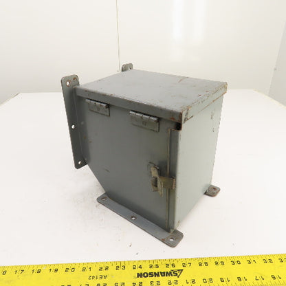Hoffman 6" x 6" Hinged Cover Wireway Lay-In Trough Gutter 90° Section
