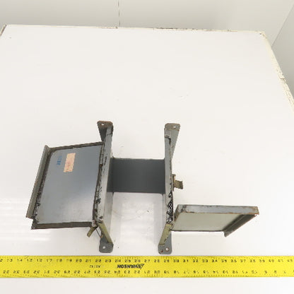Hoffman 6" x 6" Hinged Cover Wireway Lay-In Trough Gutter 90° Section