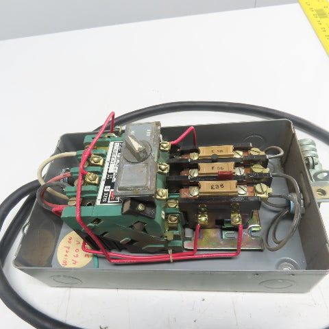 Furnas 14CF3BBC71 Size 0 Motor Starter 600VAC 3Ph 240/480V Coil