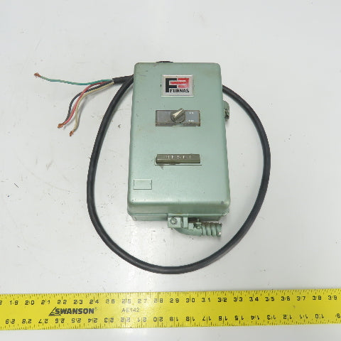 Furnas 14CF3BBC71 Size 0 Motor Starter 600VAC 3Ph 240/480V Coil