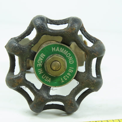 Hammond IB413T 1/4" Bronze Shut-Off Valve 150/300