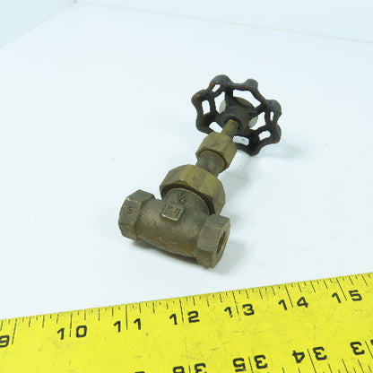 Hammond IB413T 1/4" Bronze Shut-Off Valve 150/300