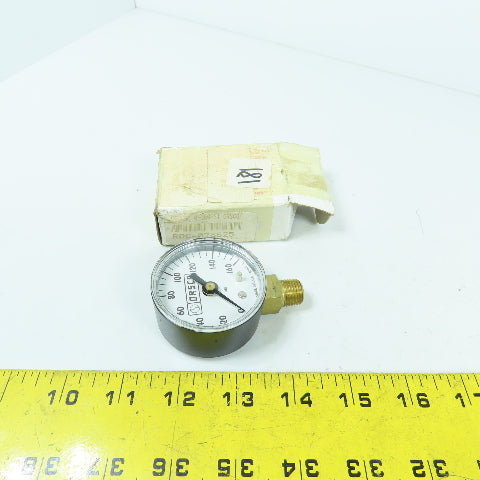 DRSCO 9178-01 2" Face 0-160PSI Pressure Gauge 1/4" NPT