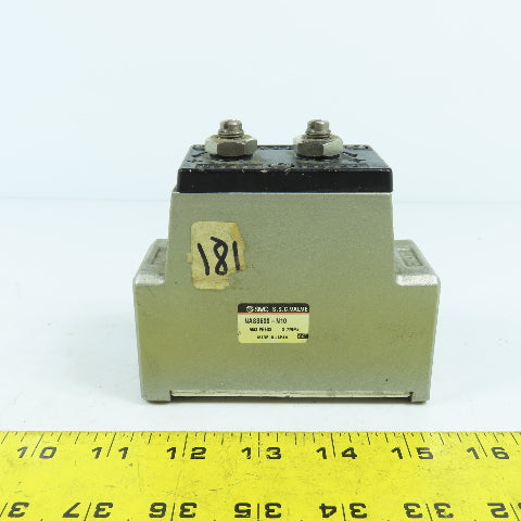 SMC NASS600-N10 Pneumatic Safety Speed Control Valve 0.7MPa Max 1" NPT