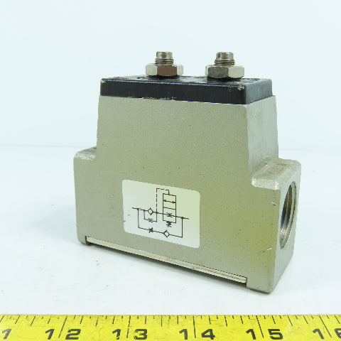 SMC NASS600-N10 Pneumatic Safety Speed Control Valve 0.7MPa Max 1" NPT
