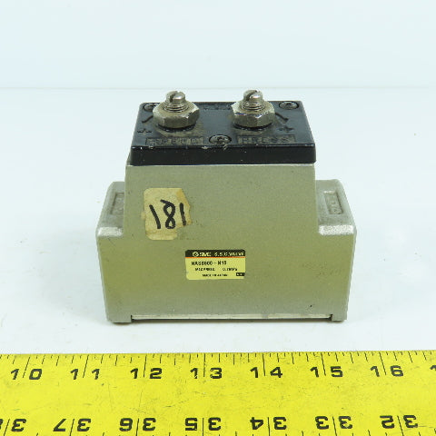 SMC NASS600-N10 Pneumatic Safety Speed Control Valve 0.7MPa Max 1" NPT