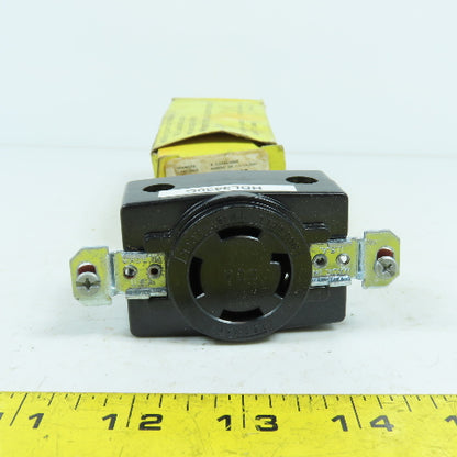 Hubbell HBL34306 3-Pole 30A Twist-Lock Receptacle 4-Wire