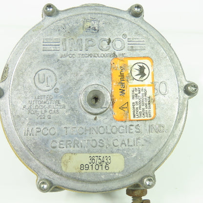 Impco 3675433 Lock Off Valve 891016