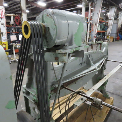 Pexto U-162-E 63" x 16ga Sheet Metal Mechanical Shear 2Hp 208-230/460V Tested