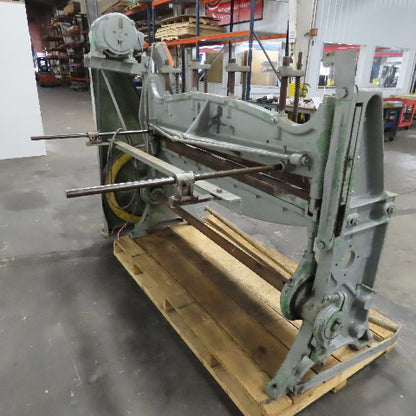 Pexto U-162-E 63" x 16ga Sheet Metal Mechanical Shear 2Hp 208-230/460V Tested