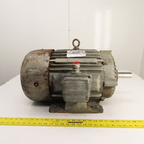 Delco EG3404 5HP AC Electric Motor 1175ROM 460V 3PH 254U Frame (New Bearings)