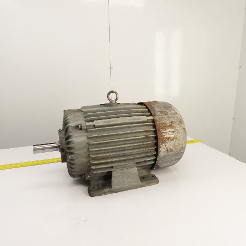 Delco EG3404 5HP AC Electric Motor 1175ROM 460V 3PH 254U Frame (New Bearings)