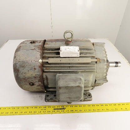 Delco EG3404 5HP AC Electric Motor 1175ROM 460V 3PH 254U Frame Tested