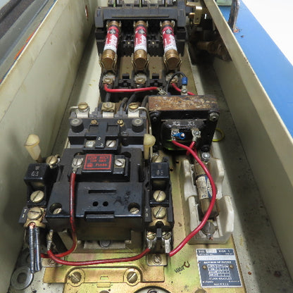 Allen Bradley 712-BAB24 Ser M Size 1 Combination Starter Disconnect 3Ph 10HP Max