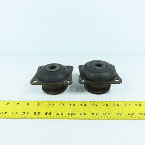 Clark 05-5100 Metalastik Engine Mount Pads 16mm ID Lot Of 2