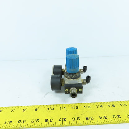 Festo LRB-D-7-MINI Dual Compressed Air Pressure Regulator 16Bar 230PSI