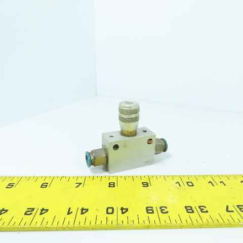 Airtec DR-14 Air Flow Control Valve 1/4" (8mm Push Connect)