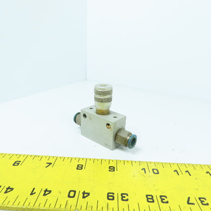 Airtec DR-14 Air Flow Control Valve 1/4" (8mm Push Connect)