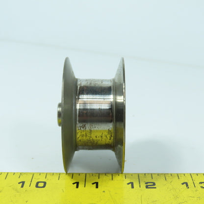 V Groove Guide Idler Roller 3/4" Minor Width 2-1/4" OD M8-1.25 Stud Mount