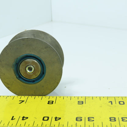 V Groove Guide Idler Roller 3/4" Minor Width 2-1/4" OD M8-1.25 Stud Mount