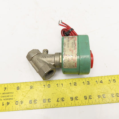 Asco X8030A67J05749 1/2" NPT Solenoid Valve 15 PSI Ammonia 120V 50/60Hz