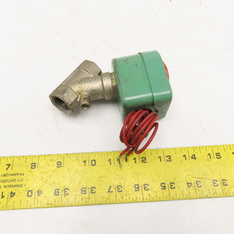 Asco X8030A67J05749 1/2" NPT Solenoid Valve 15 PSI Ammonia 120V 50/60Hz