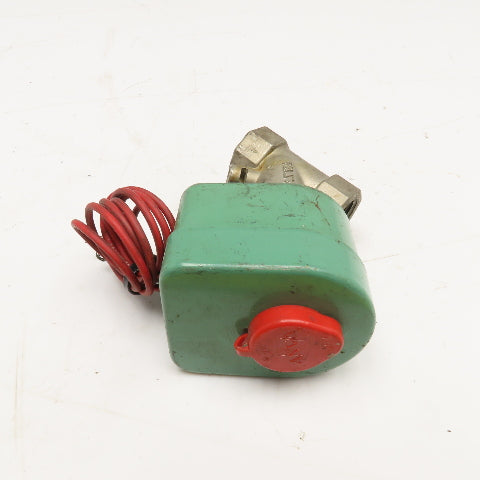 Asco X8030A67J05749 1/2" NPT Solenoid Valve 15 PSI Ammonia 120V 50/60Hz