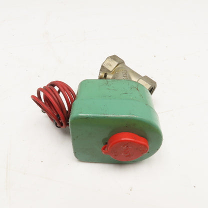 Asco X8030A67J05749 1/2" NPT Solenoid Valve 15 PSI Ammonia 120V 50/60Hz