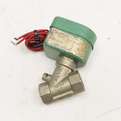 Asco X8030A67J05749 1/2" NPT Solenoid Valve 15 PSI Ammonia 120V 50/60Hz