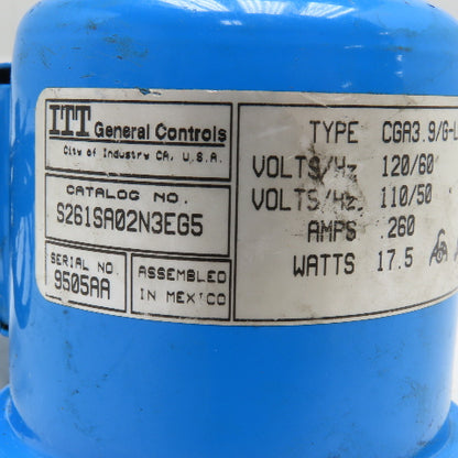 ITT S261SA02N3EG5 110/120V Solenoid Coil