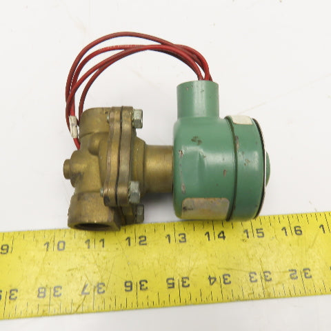 Asco 8211C34 1/2" NPT 125PSI WOG 110/120V