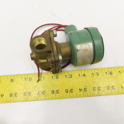 Asco 8211C34 1/2" NPT 125PSI WOG 110/120V