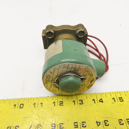 Asco 8211C34 1/2" NPT 125PSI WOG 110/120V