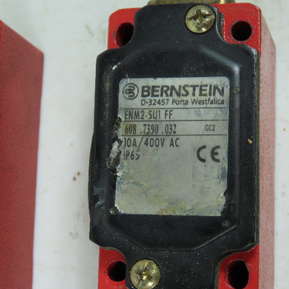 Bernstein ENM2-SU1 FF Snap Action Limit Switch 10A 400VAC 608.7390.032 Lot Of 2