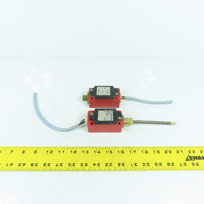 Bernstein ENM2-SU1 FF Snap Action Limit Switch 10A 400VAC 608.7390.032 Lot Of 2