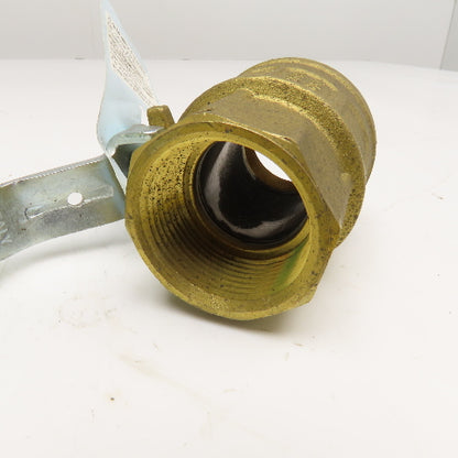 RB 171NLF 1-1/4" Brass Ball Valve WOG 150PSI