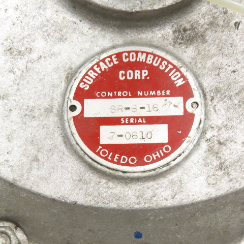 Surface Combustion SR-8-16 1" NPT Gas Regulator