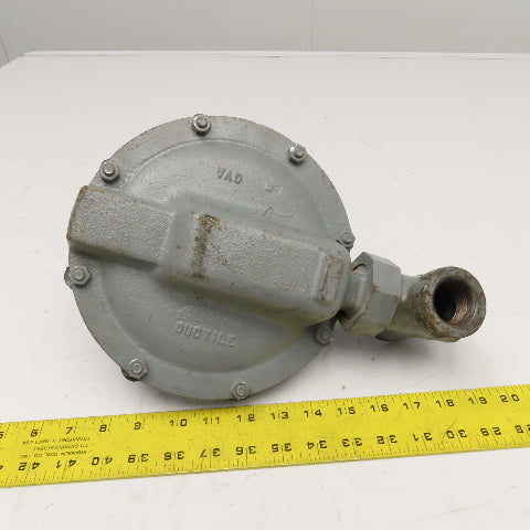 Fisher Y750 150PSI 1/4 Orifice 1.2-2.5 Range Gas Regulator
