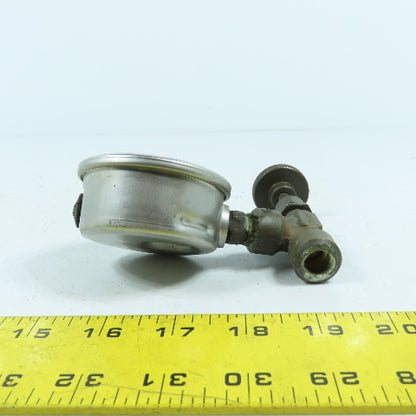 Rego NVA250B 1/4" Needle Flow Control Valve W/ Gauge