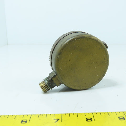 Mc Daniel Controls 64mm Bronze Liquid Filled Pressure Gauge 0-2000 PSI