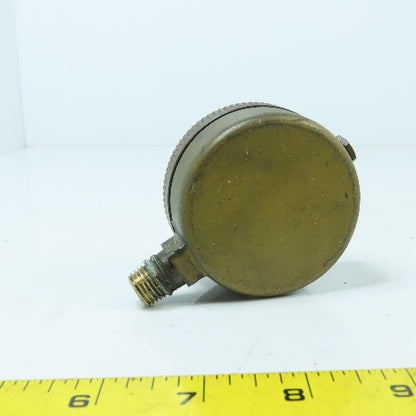 Mc Daniel Controls 64mm Bronze Liquid Filled Pressure Gauge 0-2000 PSI