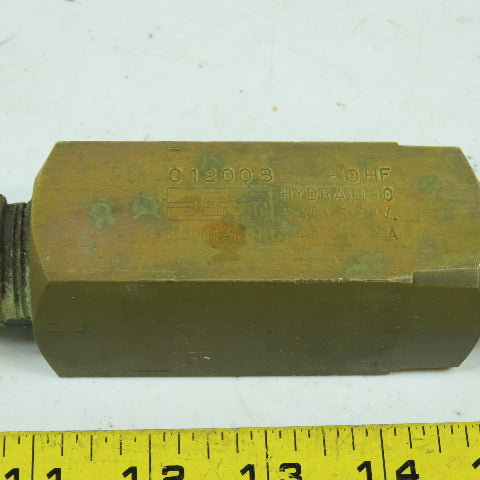 Parker C1200B Colorflow Check Valve -10HF 3/4" 2000PSI
