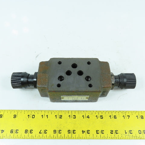 Yuken MSW-03-X-40 Throttle & Check Modular Valve