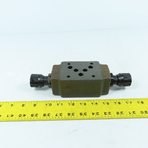 Yuken MSW-03-X-40 Throttle & Check Modular Valve