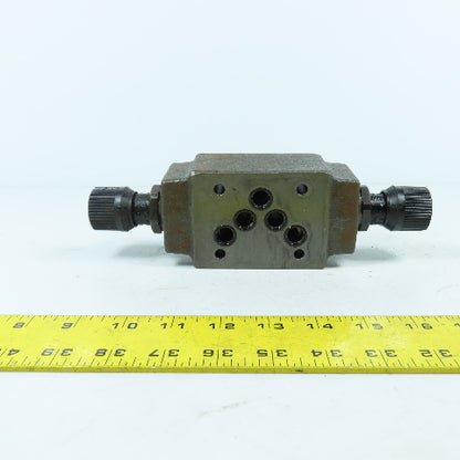 Yuken MSW-03-X-40 Throttle & Check Modular Valve