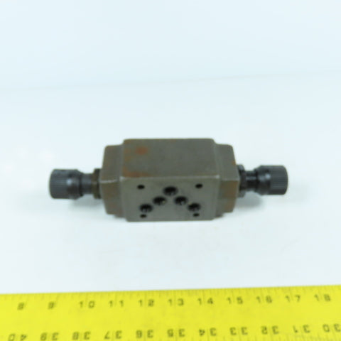 Yuken MSW-03-X-40 Throttle & Check Modular Valve