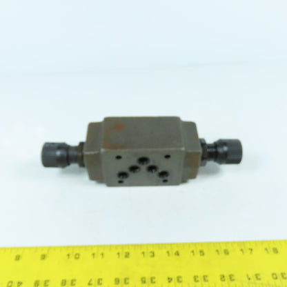 Yuken MSW-03-X-40 Throttle & Check Modular Valve