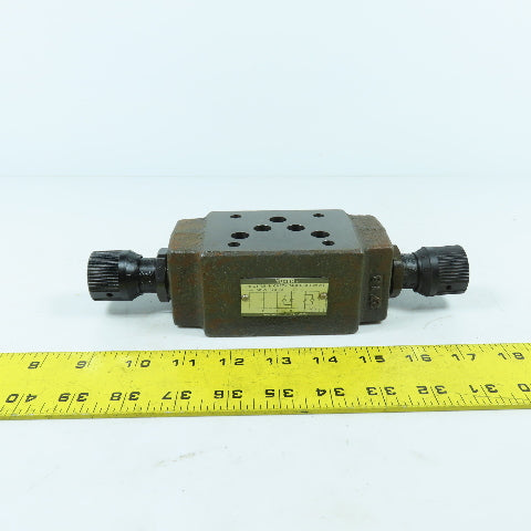 Yuken MSW-03-X-40 Throttle & Check Modular Valve